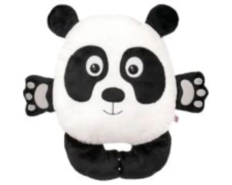 Ursulet panda de plus perna rotunda 28 cm