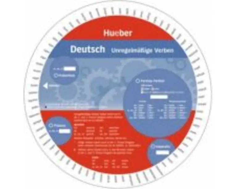 Wheel Deutsch. Unregelmassige Verben