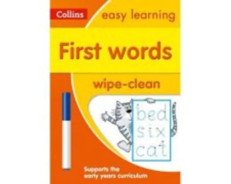 Wipe-clean. First Words Ages 3-5