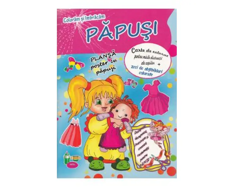 Coloram si imbracam. Papusi