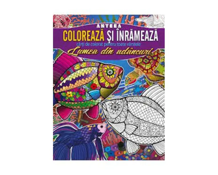 Coloreaza si inrameaza: Lumea din adancuri
