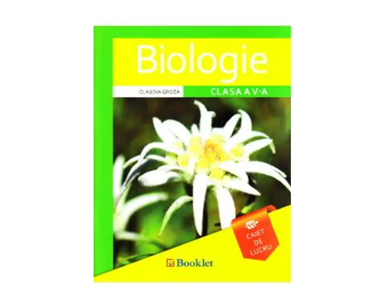 Biologie - Clasa 5 - Caiet - Claudia Groza