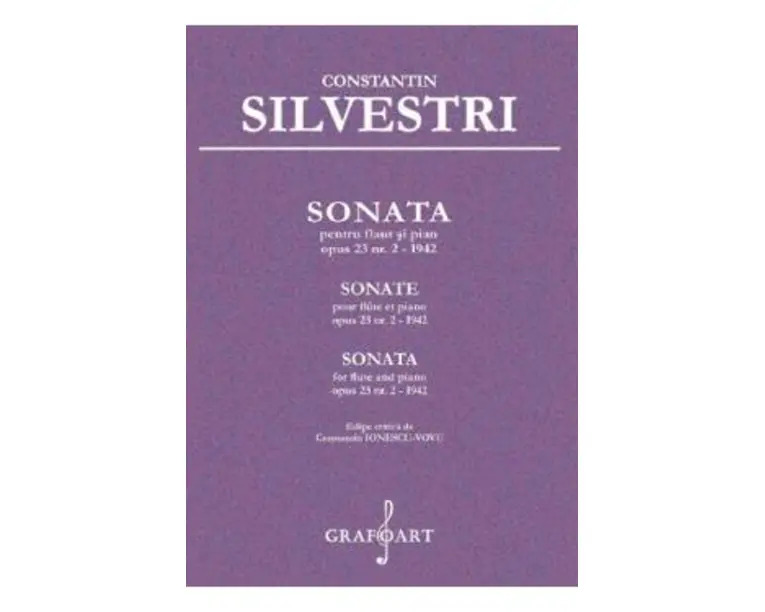 Sonata pentru flaut si pian - Constantin Silvestri