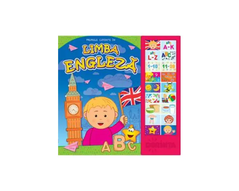 Primele cuvinte in limba engleza. Carte cu sunete - Inesa Tautu