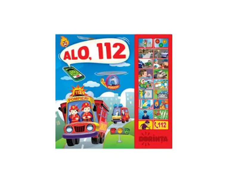 Alo, 112. Carte cu sunete - Inesa Tautu