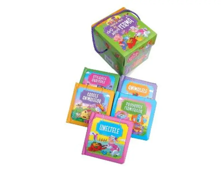 Primele mele carti despre ferma - cutie 5 carti