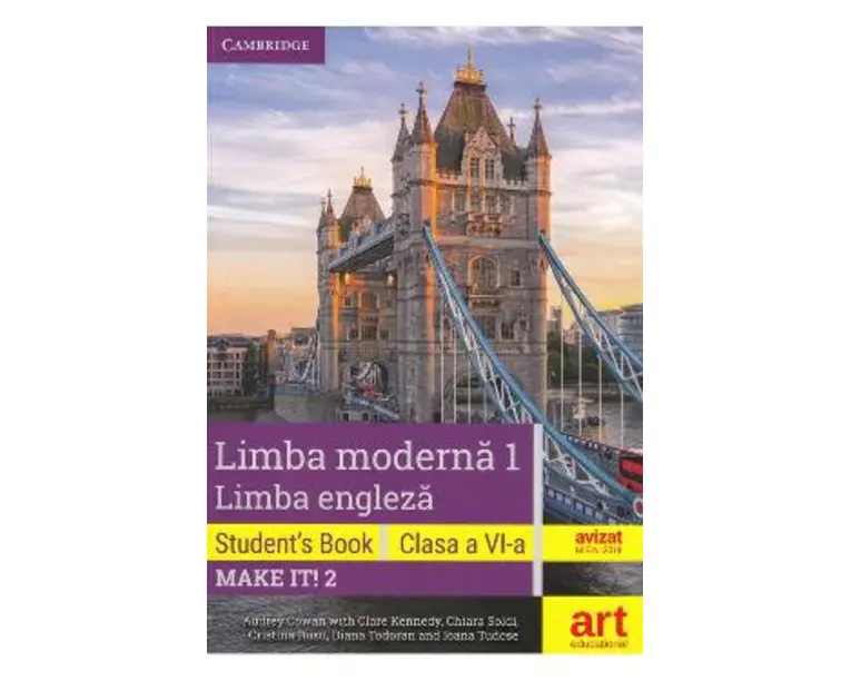 Make it! 2 - Limba engleza. Limba moderna 1 - Clasa 6 - Student's book + 2CD + DVD - Audrey Cowan