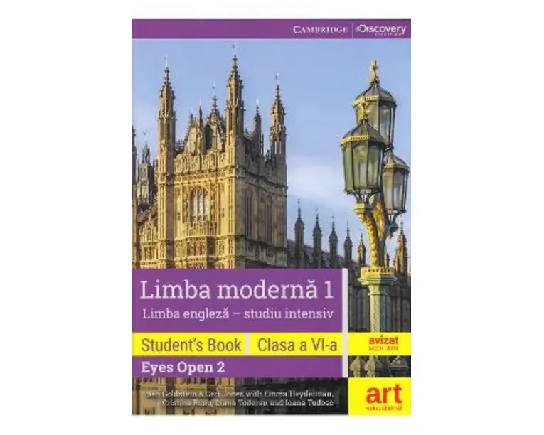 Eyes Open 2 - Limba engleza. Limba moderna 1 (intensiv) - Clasa 6 - Student's book + 2 CD + DVD - Ben Goldstein