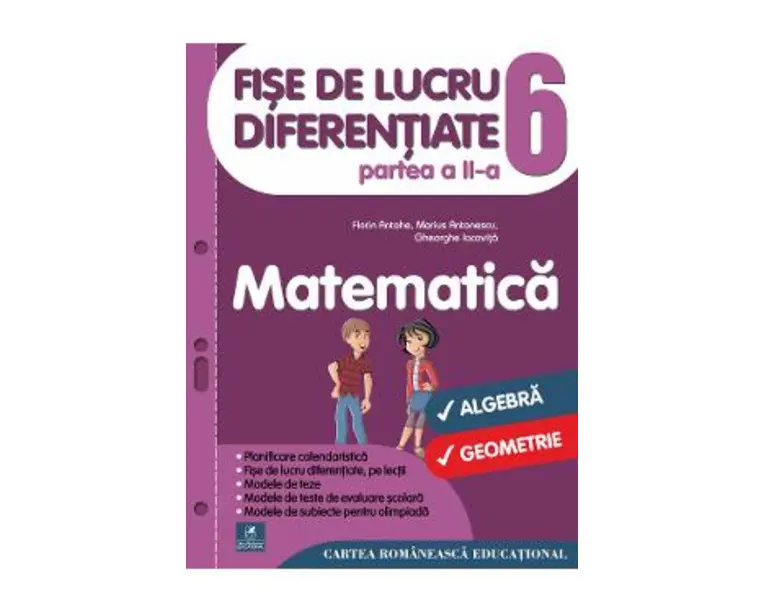Matematica - Clasa 6. Partea 2 - Fise de lucru diferentiate - Florin Antohe