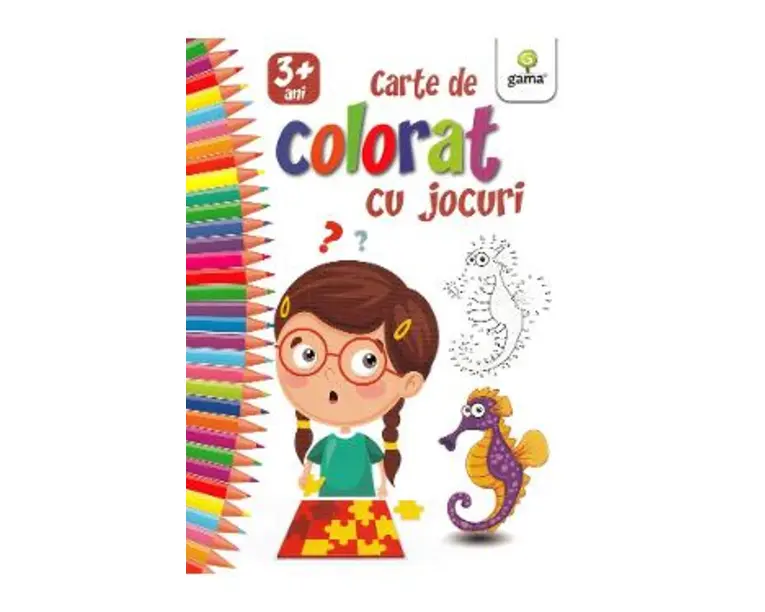 Carte de colorat cu jocuri