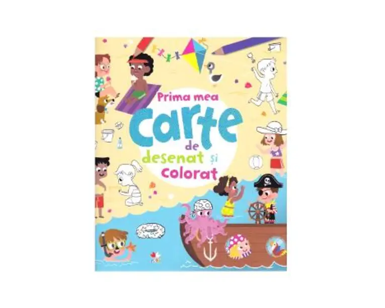 Prima mea carte de desenat si colorat