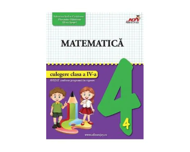 Matematica - Clasa 4 - Culegere - Valentina Stefan-Caradeanu