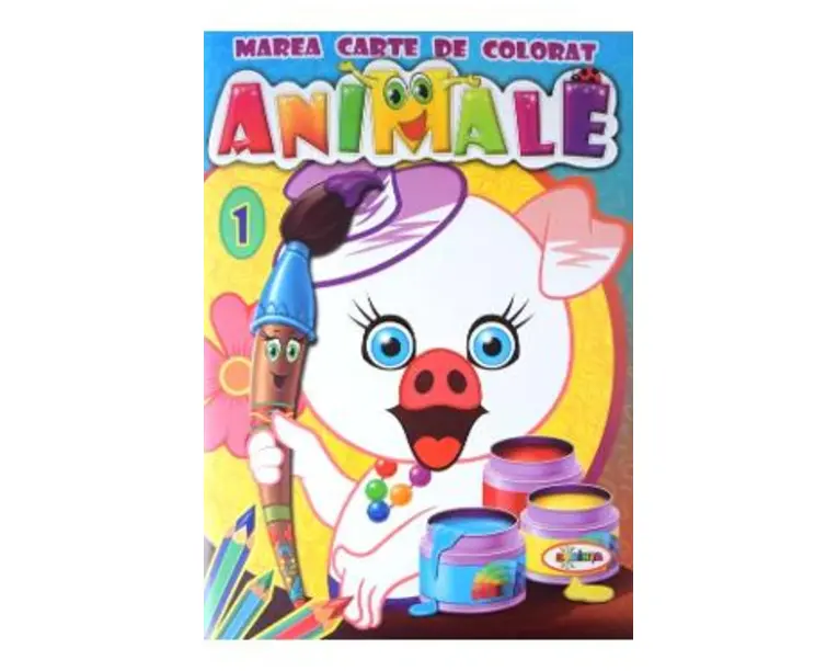 Marea carte de colorat: Animale vol.1