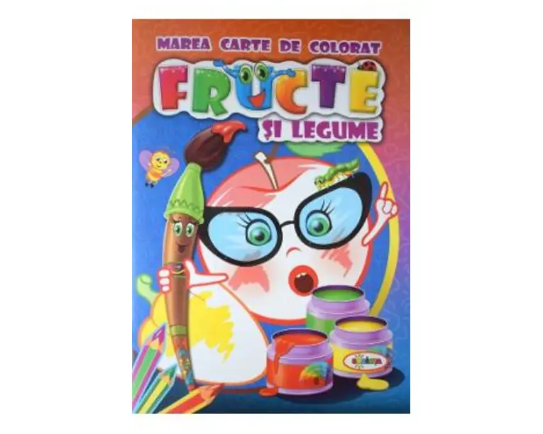Marea carte de colorat: Fructe si legume