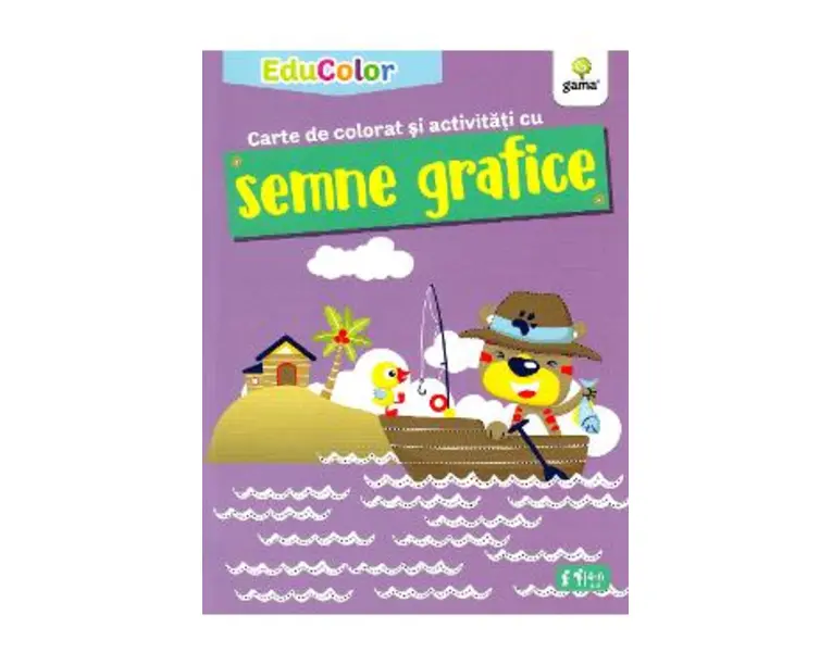 Carte de colorat si activitati cu semne grafice. EduColor