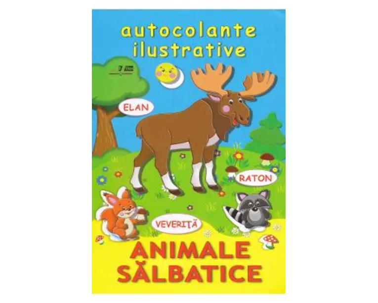 Animale salbatice. Autocolante ilustrative