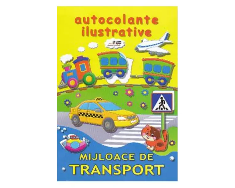 Mijloace de transport. Autocolante ilustrative