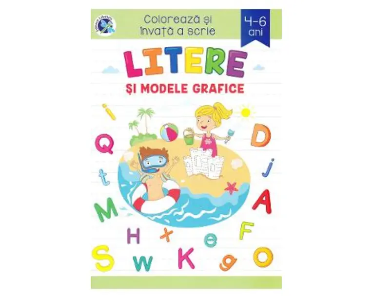Litere si modele grafice. Coloreaza si invata a scrie - Sveta Albu