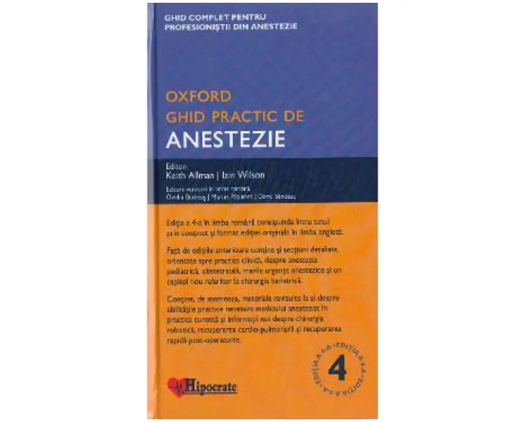 Ghid practic de anestezie Oxford Ed.4