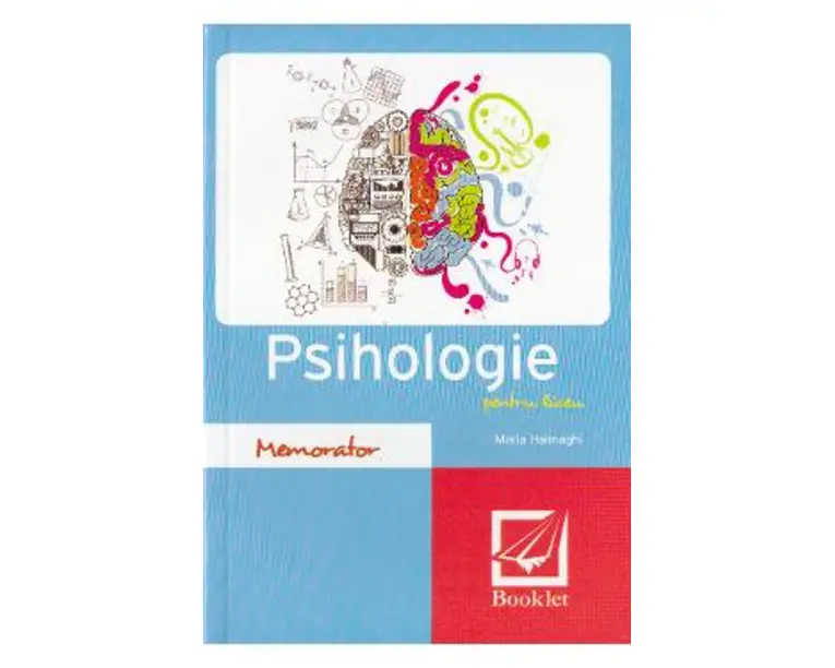 Memorator de psihologie pentru liceu - Maria Halmaghi