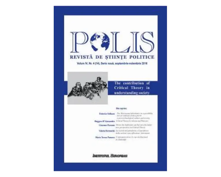 Polis vol.4 nr.4(14) Serie noua Septembrie-noiembrie 2016 Revista de Stiinte Politice