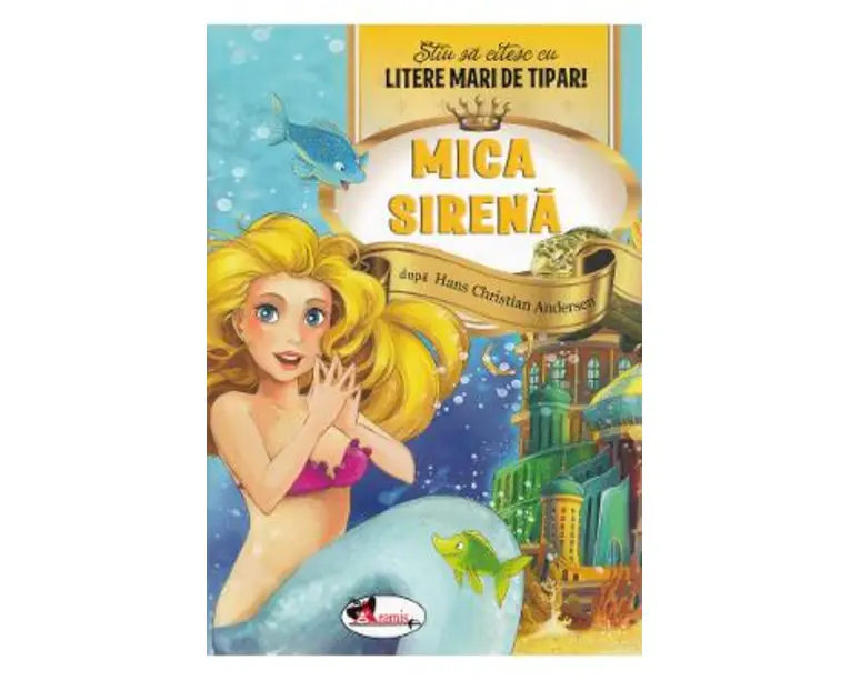 Mica sirena - Stiu sa citesc cu litere mari de tipar!