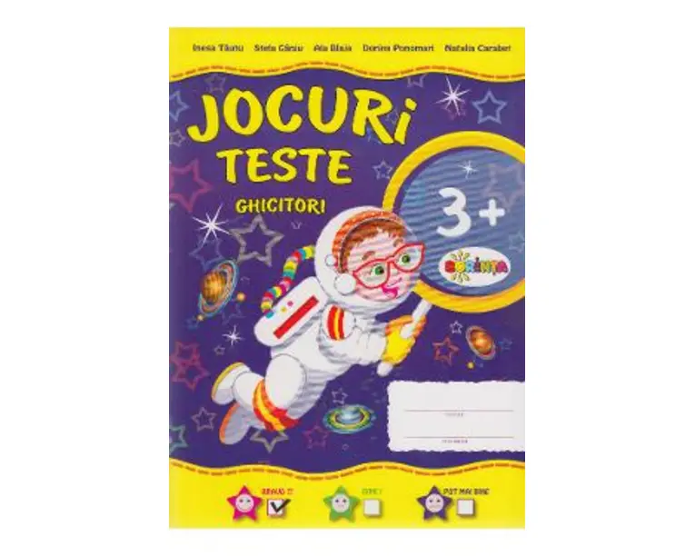 Jocuri. Teste. Ghicitori 3 Ani+ - Inesa Tautu