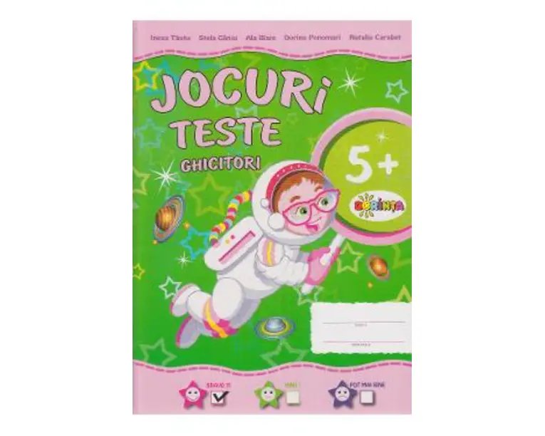 Jocuri. Teste. Ghicitori 5 Ani+ - Inesa Tautu