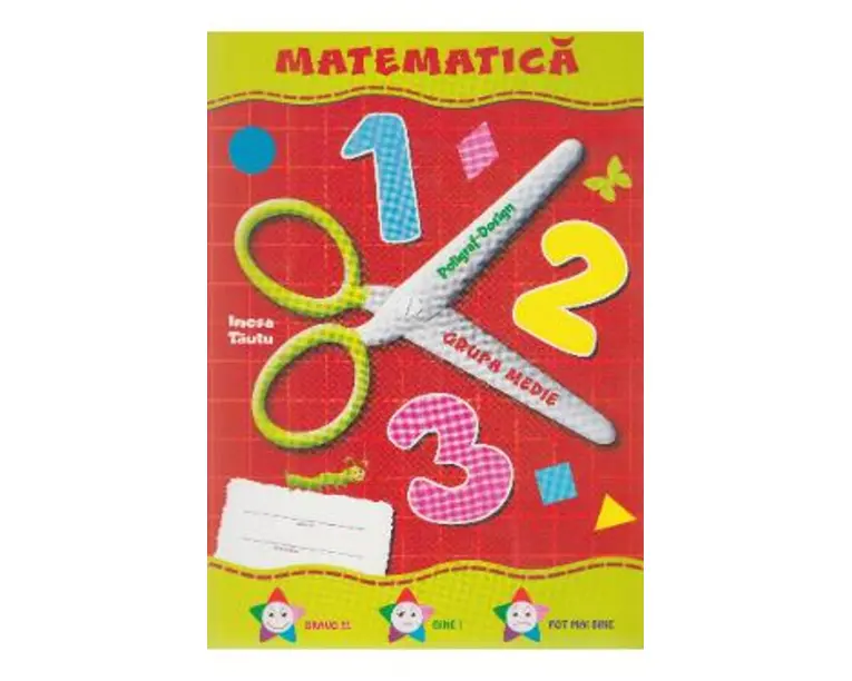 Matematica Grupa mijlocie 4-5 ani (mapa) - Inesa Tautu