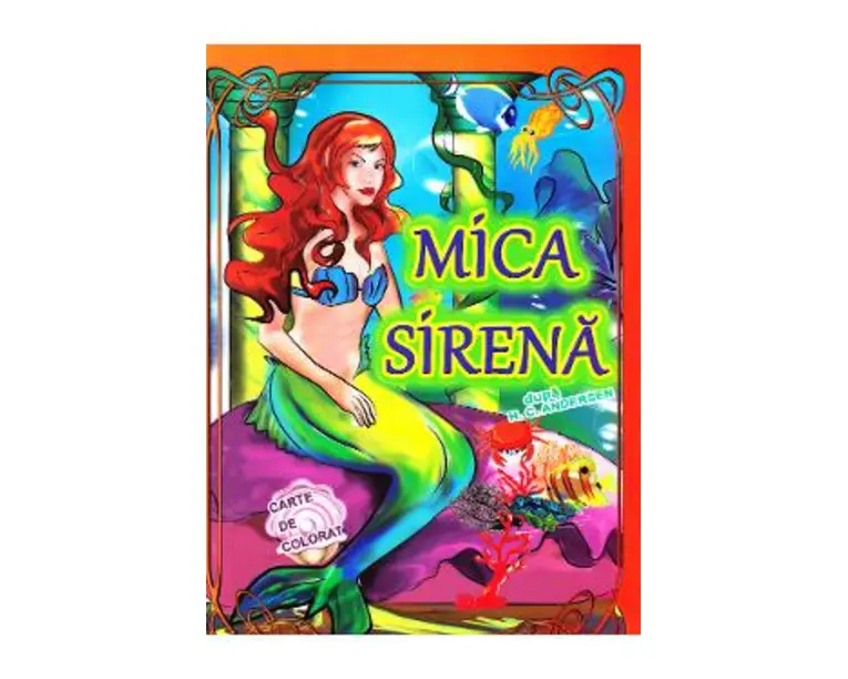 Mica Sirena dupa H.C. Andersen - Carte de colorat