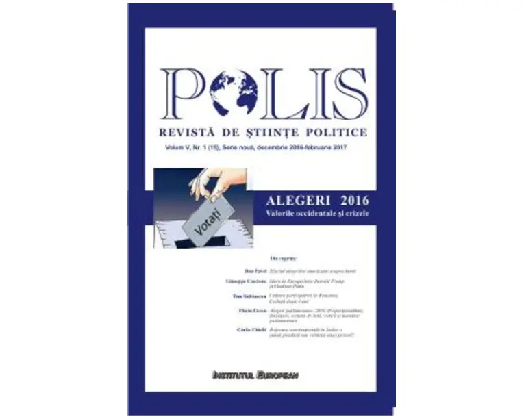 Polis Vol.5 Nr.1(15) Serie noua Decembrie 2016- Februarie 2017 Revista de Stiinte Politice