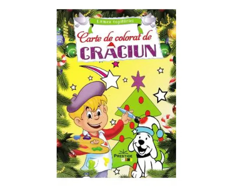Carte de colorat de Craciun