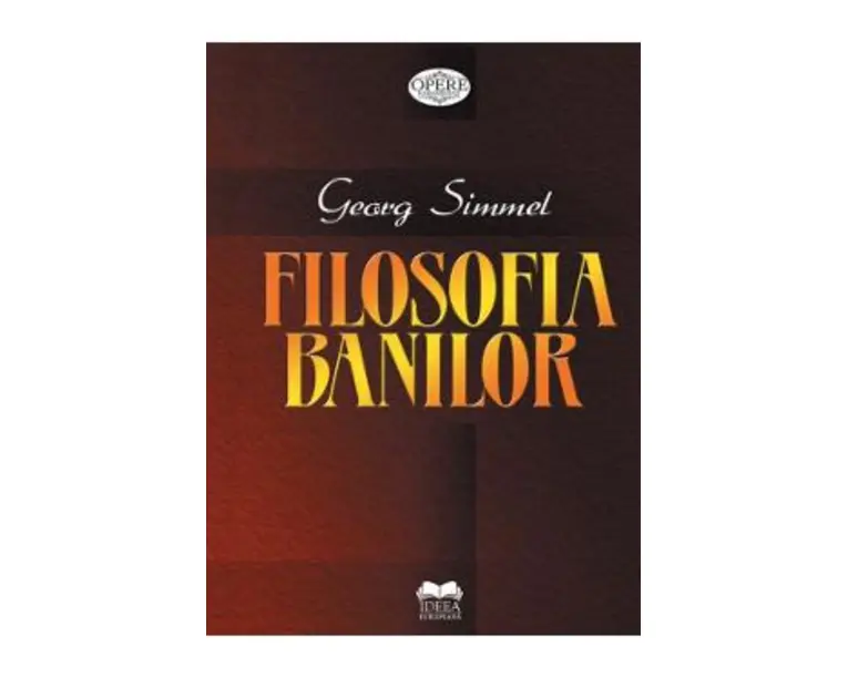 Filosofia banilor - Georg Simmel