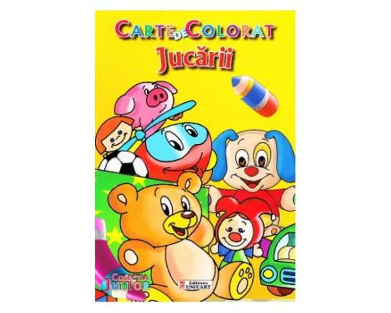 Jucarii - Carte de colorat