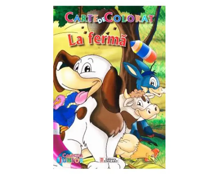 La ferma - Carte de colorat