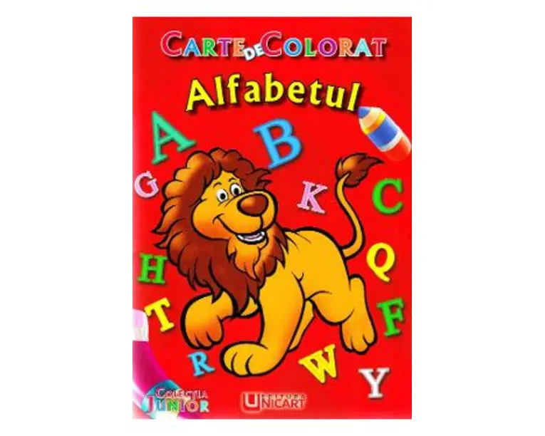 Alfabetul - Carte de colorat