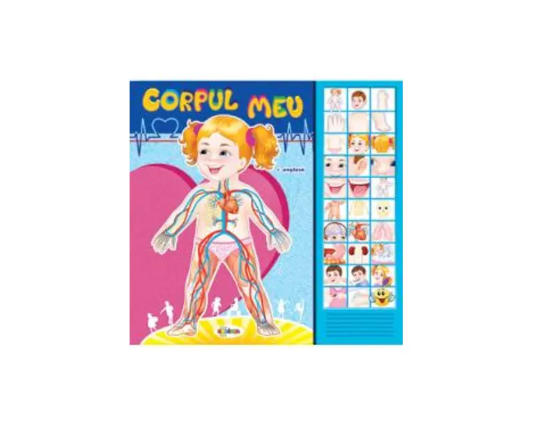 Carte cu sunete: Corpul meu (romana+engleza) - Inesa Tautu