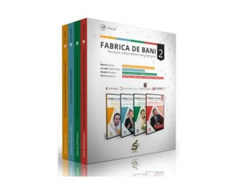 4 DVD Fabrica de bani Vol.2 - Marius Simion, Lorand Soares Szasz, Daniel Zarnescu, Pera Novacovici