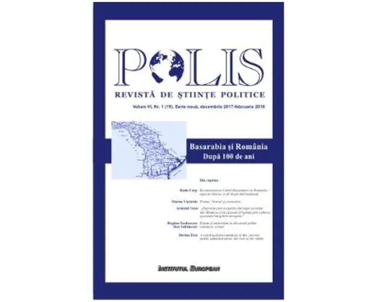 Polis Vol.6 Nr.1(19) Serie noua Decembrie 2017-Februarie 2018 Revista de Stiinte Politice