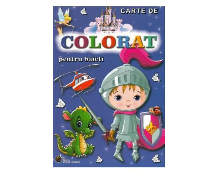 Carte de colorat pentru baieti