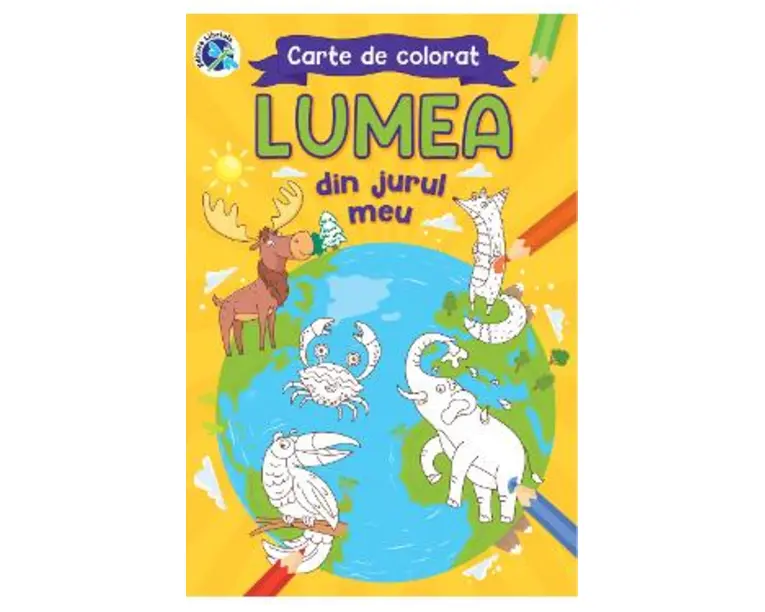 Lumea din jurul meu. Carte de colorat - Luminita Albu
