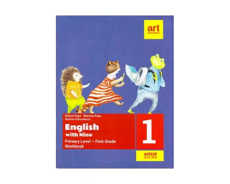 English with Nino. Primary Level - First Grade. Clasa 1 - Workbook. Caiet de lucru - Bianca Popa