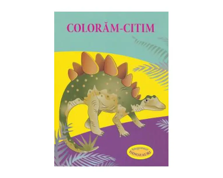 Coloram-citim: Stegozaur. Dinozauri