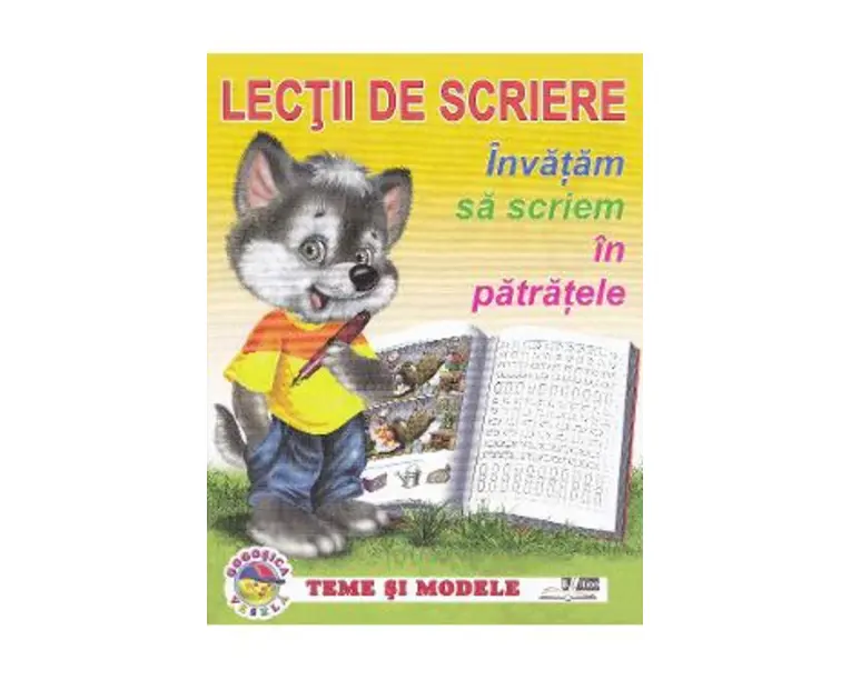Lectii de scriere. Invatam sa scriem in patratele