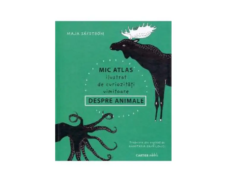 Mic atlas ilustrat de curiozitati uimitoare despre animale - Maja Safstrom