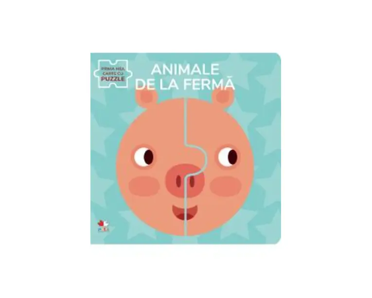 Animale de la ferma. Prima mea carte cu puzzle