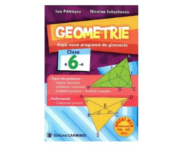 Geometrie - Clasa 6 - Nicolae Ivaschescu, Ion Patrascu