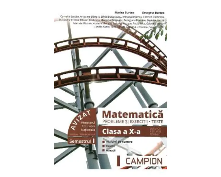 Matematica. Probleme si exercitii. Teste - Clasa 10 Sem.1 - Marius Burtea, Georgeta Burtea