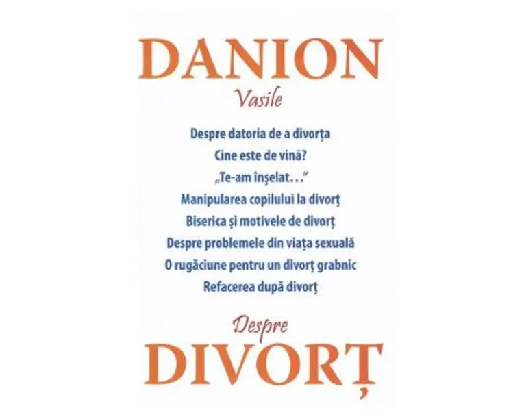 Despre divort - Danion Vasile