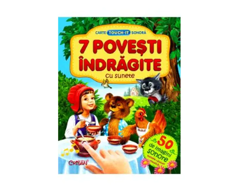 Carte cu sunete. 7 povesti indragite